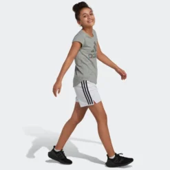 ADIDAS Girls' 5 In. Mesh Shorts -Carhar Clothing Shop 2074398 101 alt5