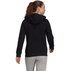 ADIDAS Women's Essentials 3-Stripe Full Zip Hoodie 8 ADIDAS Women's Essentials 3-Stripe Full Zip Hoodie -Carhar Clothing Shop 2074489 001 alt2