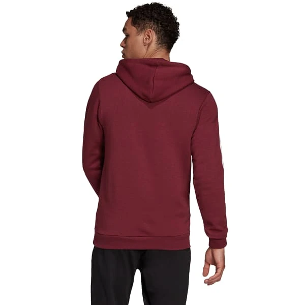 ADIDAS Men's Essentials 3-Stripe Pullover Hoodie 3 ADIDAS Men's Essentials 3-Stripe Pullover Hoodie - Image 3