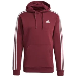 ADIDAS Men's Essentials 3-Stripe Pullover Hoodie