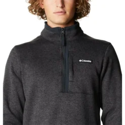 COLUMBIA Men's Sweater Weather Fleece Half Zip Pullover -Carhar Clothing Shop 2074782 001 alt4