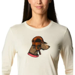 COLUMBIA Women's Hidden Haven Long Sleeve Tee -Carhar Clothing Shop 2074823 102 alt4