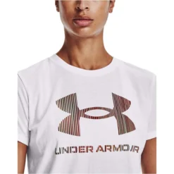 UNDER ARMOUR Women's UA Sportstyle Short Sleeve Graphic Tee -Carhar Clothing Shop 2075004 101 alt4
