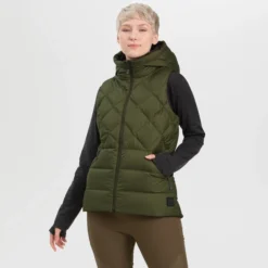 OUTDOOR RESEARCH Women's Coldfront Hooded Down Vest -Carhar Clothing Shop 2075240 315 alt3