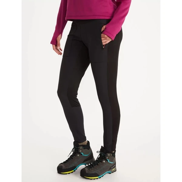 MARMOT Women's Kluane Hybrid Tights 2 MARMOT Women's Kluane Hybrid Tights - Image 2