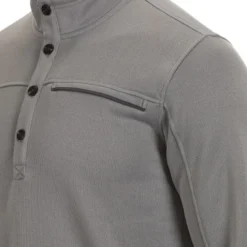 EMS Men's Fireside Sweater Fleece Button Pullover -Carhar Clothing Shop 2076087 006 alt2