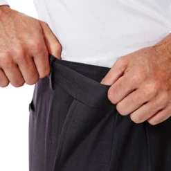 HAGGAR Men's E-CLO Stria Dress Pant -Carhar Clothing Shop 2076210 003 alt3