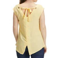 MAISON COUPE Women's Cap Sleeve Top -Carhar Clothing Shop 2076431 701 alt1