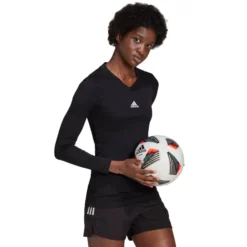 ADIDAS Women's Team Base Long Sleeve Soccer Tee -Carhar Clothing Shop 2076792 001 alt3
