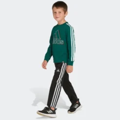 ADIDAS Boys' Split 3 Stripes Long Sleeve Tee -Carhar Clothing Shop 2076878 308 alt4