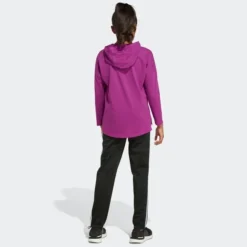 ADIDAS Girls' Long Sleeve Hooded Tee -Carhar Clothing Shop 2076887 501 alt3