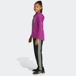 ADIDAS Girls' Long Sleeve Hooded Tee -Carhar Clothing Shop 2076887 501 alt4