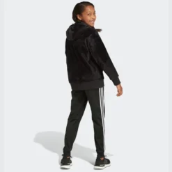 ADIDAS Girls' Fleece Hooded Pullover -Carhar Clothing Shop 2076891 001 alt3