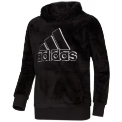 ADIDAS Girls' Fleece Hooded Pullover
