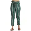 ALMOST FAMOUS Women's Knit Striped Pants