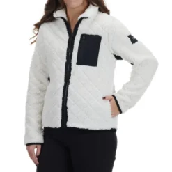 Calvin Klein Performance CALVIN KLEIN Women's Quilted Zip Front Jacket -Carhar Clothing Shop 2077843 105 alt2
