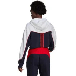 ADIDAS Women's Essentials Colorblock 3-Stripe Hoodie -Carhar Clothing Shop 2077980 402 alt2