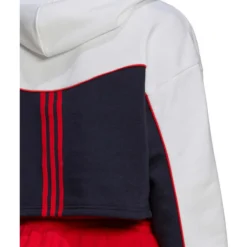 ADIDAS Women's Essentials Colorblock 3-Stripe Hoodie -Carhar Clothing Shop 2077980 402 alt6