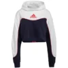 ADIDAS Women's Essentials Colorblock 3-Stripe Hoodie