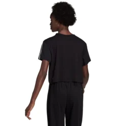 ADIDAS Women's Aeroready Crop Sport Short-Sleeve Tee -Carhar Clothing Shop 2078008 001 alt2