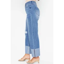 Y.M.I. Juniors' Dixie Wide Leg Jeans -Carhar Clothing Shop 2078092 405 alt2