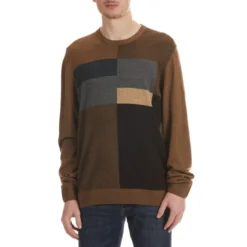 HAGGAR Men's Colorblock Sweater