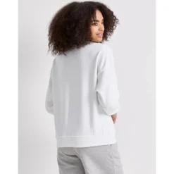 CHAMPION Women's Powerblend Fleece Relaxed Fit Crew -Carhar Clothing Shop 2078676 101 alt1