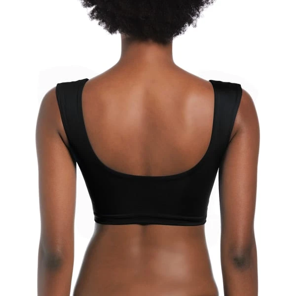 NIKE Women's Essential Crop Swim Top 2 NIKE Women's Essential Crop Swim Top - Image 2