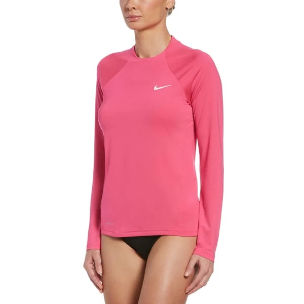 NIKE Essential Women's Long-Sleeve Hydroguard Swim Shirt 1 NIKE Essential Women's Long-Sleeve Hydroguard Swim Shirt
