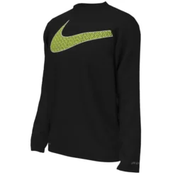 NIKE Boys' Swoosh Long-Sleeve Hydroguard Shirt