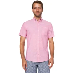 IZOD Men's Dockside Short-Sleeve Sport Shirt