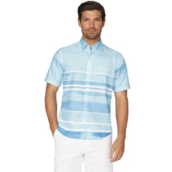 IZOD Men's Dockside Short-Sleeve Button-Down Shirt