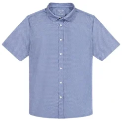 VAN HEUSEN Men's Performance Slim Fit Short-Sleeve Button-Down Shirt