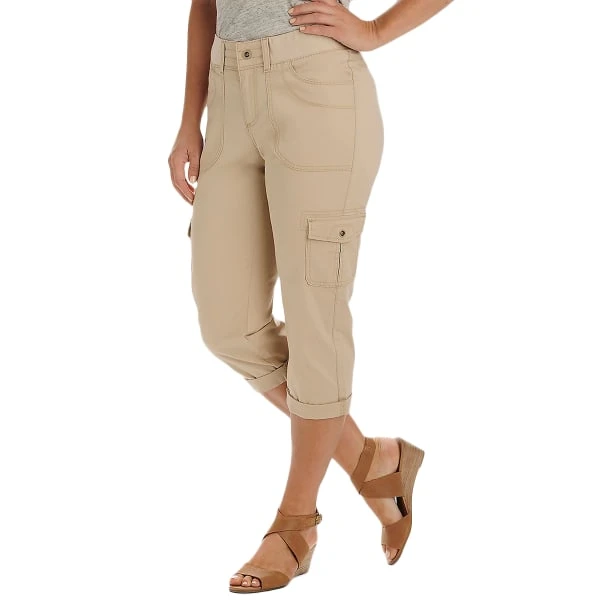 LEE Women's Flex-to-Go Relaxed Fit Cargo Capri 1 LEE Women's Flex-to-Go Relaxed Fit Cargo Capri