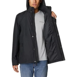 COLUMBIA Men's Cloud Crest Rain Jacket -Carhar Clothing Shop 2079275 001 alt4