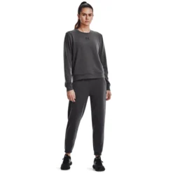 UNDER ARMOUR Women's UA Rival Terry Crew -Carhar Clothing Shop 2079296 004 alt5