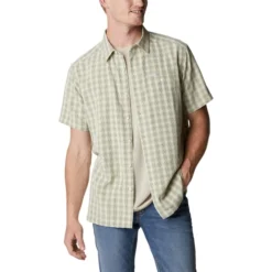 COLUMBIA Men's Lakeside Trail Short-Sleeve Shirt -Carhar Clothing Shop 2079298 102 alt3