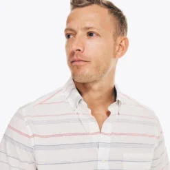 NAUTICA Men's Chambray Short-Sleeve Shirt -Carhar Clothing Shop 2079396 102 alt2