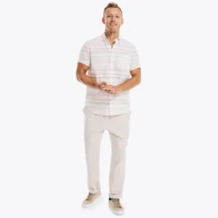 NAUTICA Men's Chambray Short-Sleeve Shirt -Carhar Clothing Shop 2079396 102 alt3