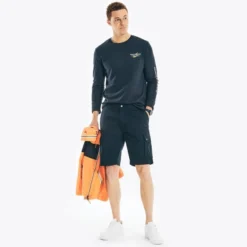 NAUTICA Men's 10" Navigator Cargo Shorts -Carhar Clothing Shop 2079496 402 alt3