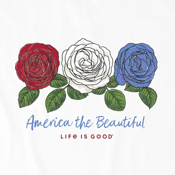 LIFE IS GOOD Women's America The Beautiful Crusher Short-Sleeve Tee 2 LIFE IS GOOD Women's America The Beautiful Crusher Short-Sleeve Tee - Image 2