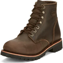 CHIPPEWA Men's Classic 2.0 Soft Toe Non-Insulated Unlined Work Boots, Wide Width (EE) -Carhar Clothing Shop 2080413 201 alt3