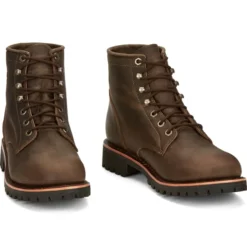 CHIPPEWA Men's Classic 2.0 Soft Toe Non-Insulated Unlined Work Boots, Wide Width (EE) -Carhar Clothing Shop 2080413 201 alt4