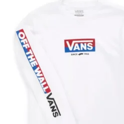 VANS Boys' Easy Logo Long Sleeve Tee -Carhar Clothing Shop 2080535 101 alt2