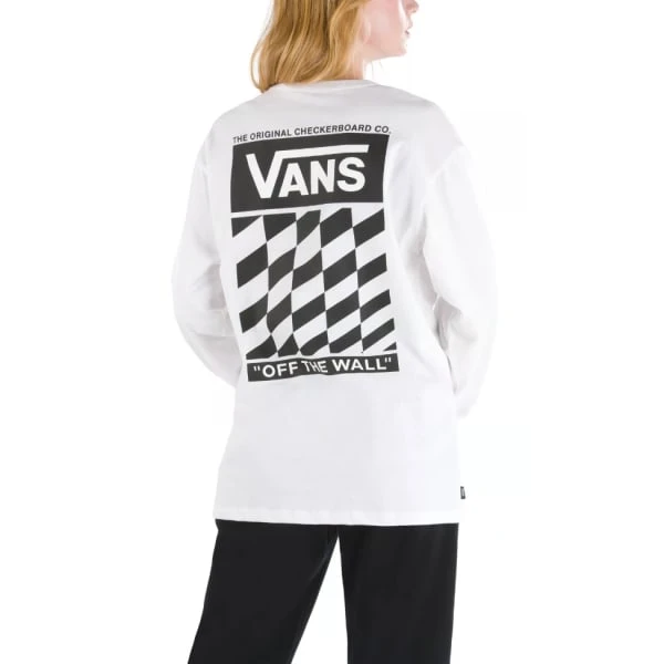 VANS Guys' Off The Wall Classic Slanted Check Long Sleeve Tee 5 VANS Guys' Off The Wall Classic Slanted Check Long Sleeve Tee - Image 5