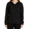 RBX Women's Embossed Stretch Hoodie Jacket W/ Zip Pockets