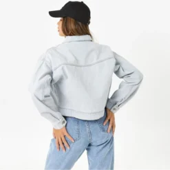 JACK WILLS Women's Amelia Cropped Denim Jacket -Carhar Clothing Shop 2081051 302 alt3