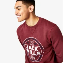 JACK WILLS Men's Frenchurch Graphic Sweatshirt -Carhar Clothing Shop 2081090 501 alt2
