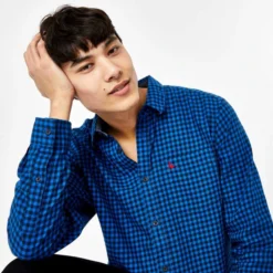 JACK WILLS Men's Newick Gingham Check Button Down Shirt -Carhar Clothing Shop 2081114 408 alt2