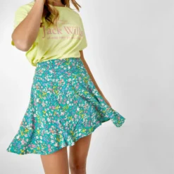 JACK WILLS Women's Daisy Print Mini Skirt -Carhar Clothing Shop 2081123 308 alt4